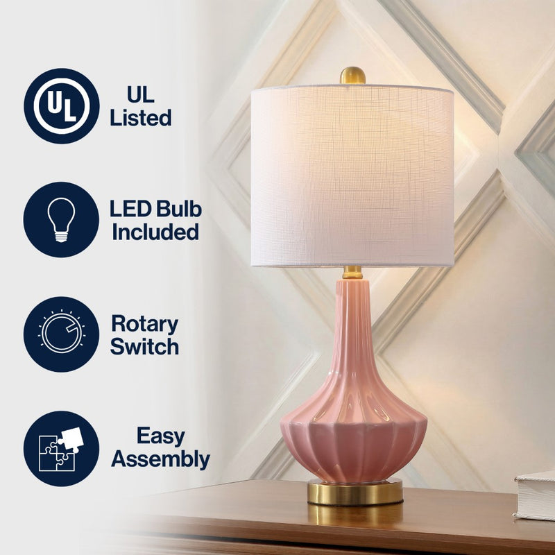 Parker 21.5" Ceramic Mini LED Table Lamp