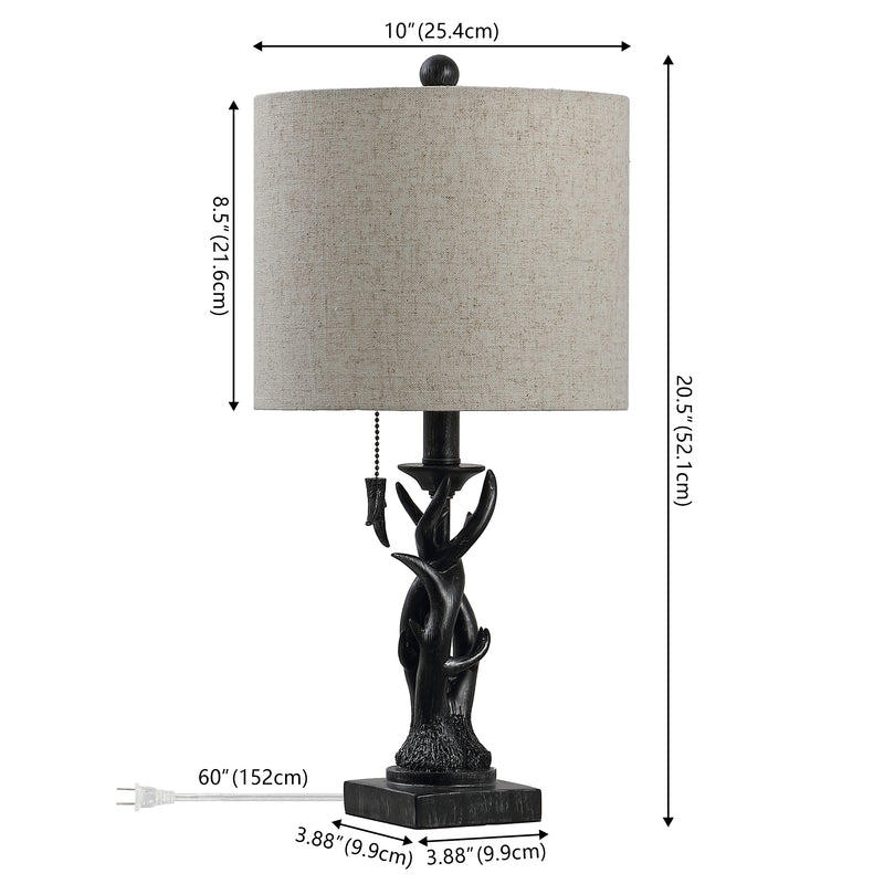 Gaston 20.5" Resin Mini LED Table Lamp
