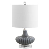 Kamille 18" Glass and Lucite LED Table Lamp - JONATHAN Y