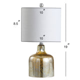 Gemma 19" Glass Bell LED Table Lamp - JONATHAN Y