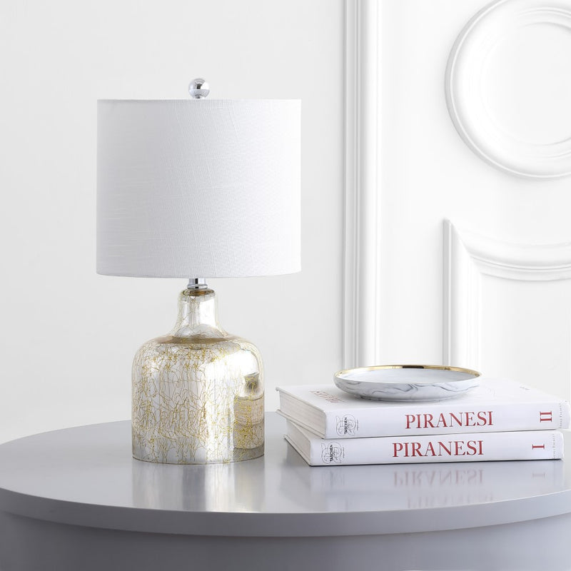 Gemma 19" Glass Bell LED Table Lamp - JONATHAN Y