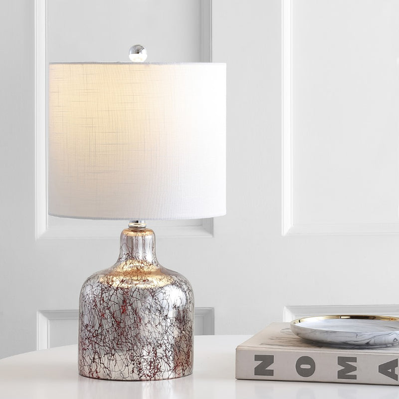 Gemma 19" Glass Bell LED Table Lamp - JONATHAN Y
