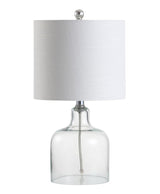 Gemma 19" Glass Bell LED Table Lamp - JONATHAN Y