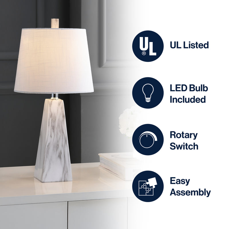 Owen 20.5" Resin LED Table Lamp