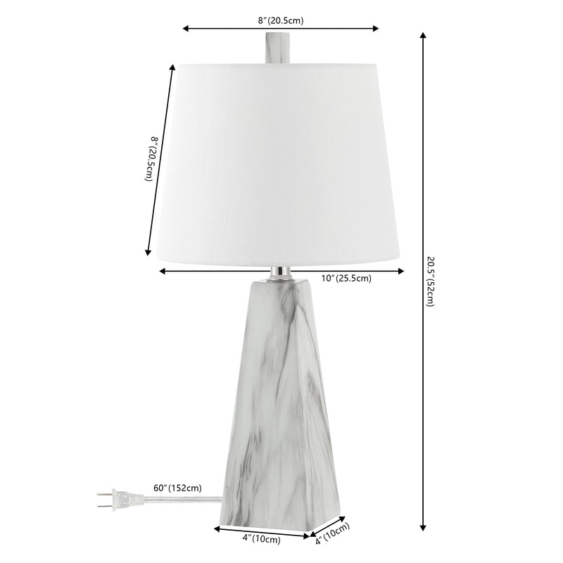 Owen 20.5" Resin LED Table Lamp - JONATHAN Y