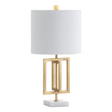 Anya 20.25" Metal/Marble LED Table Lamp