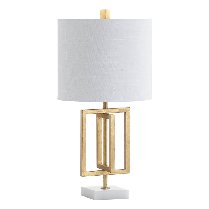 Anya 20.25" Metal/Marble LED Table Lamp