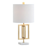 Anya 20.25" Metal/Marble LED Table Lamp