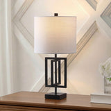 Anya 20.25" Metal/Marble LED Table Lamp