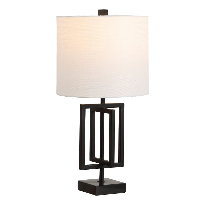Anya 20.25" Metal/Marble LED Table Lamp