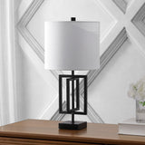 Anya 20.25" Metal/Marble LED Table Lamp