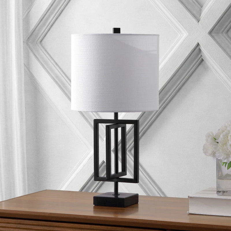Anya 20.25" Metal/Marble LED Table Lamp