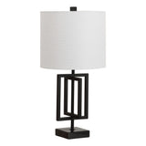 Anya 20.25" Metal/Marble LED Table Lamp