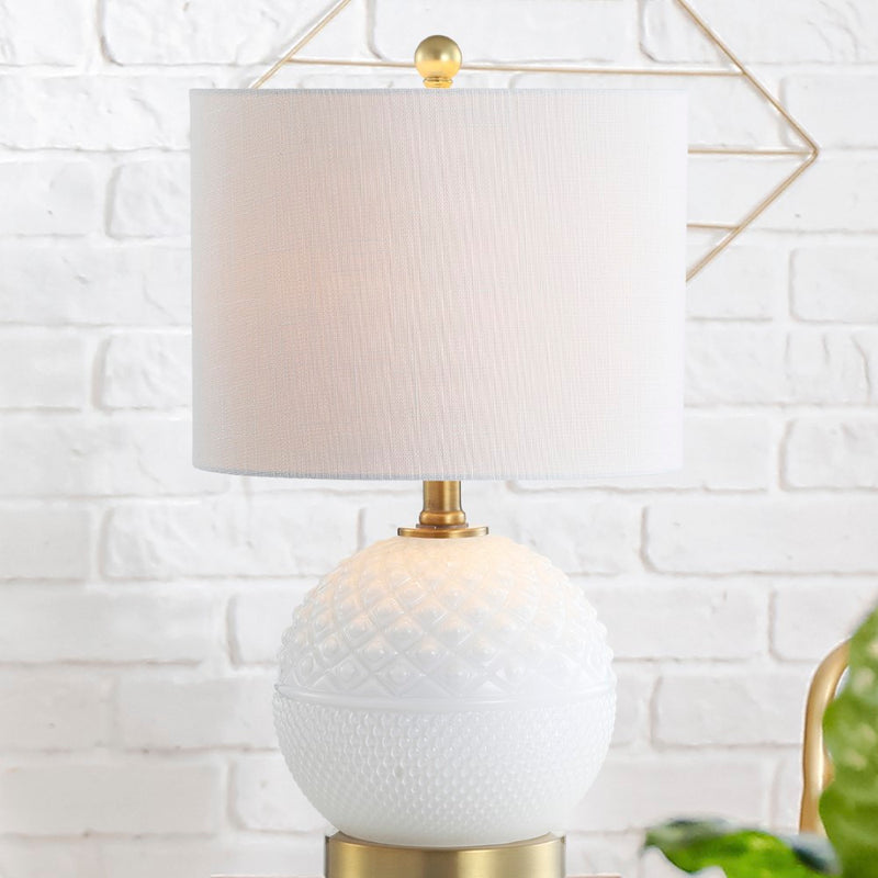 Julienne 20.5" Glass/Metal LED Table Lamp - JONATHAN Y