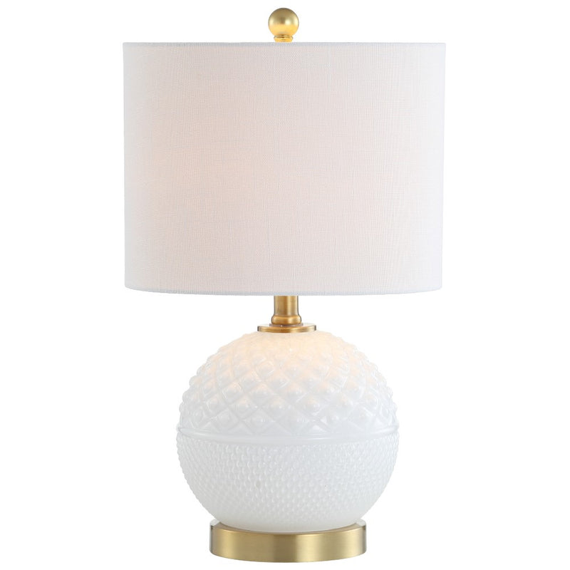 Julienne 20.5" Glass/Metal LED Table Lamp - JONATHAN Y