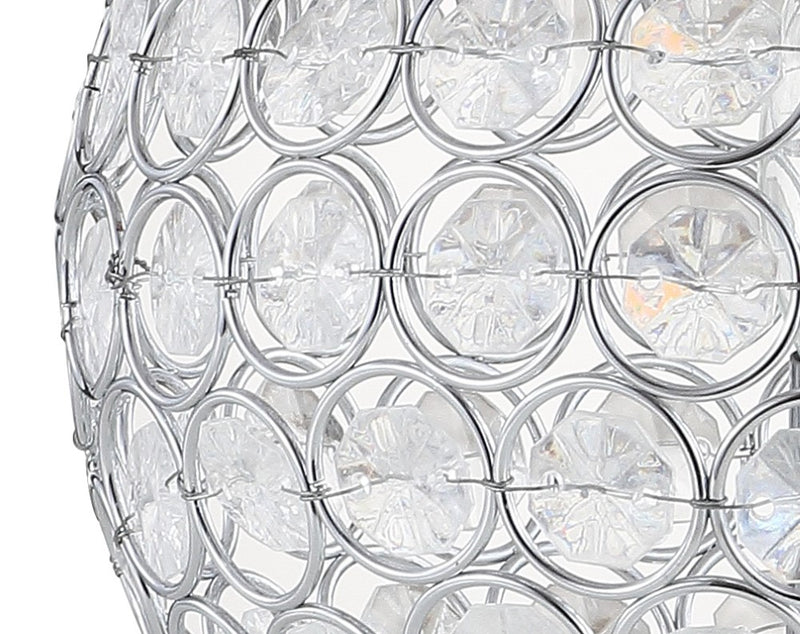 Gemma 8.25" Acrylic/Metal LED Table Lamp - JONATHAN Y