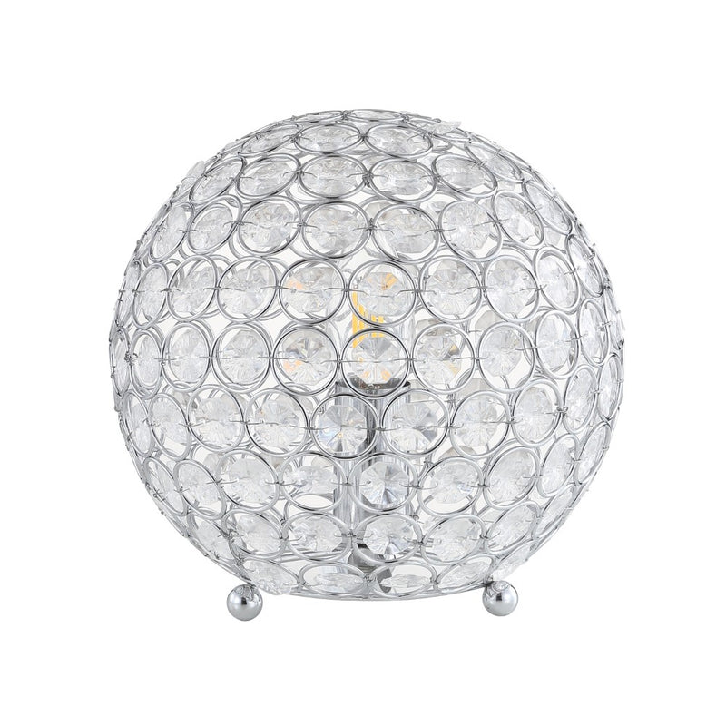 Gemma 8.25" Acrylic/Metal LED Table Lamp - JONATHAN Y