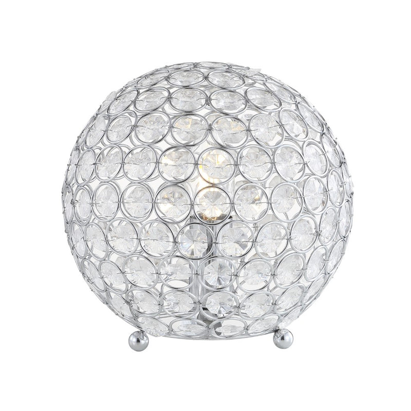 Gemma 8.25" Acrylic/Metal LED Table Lamp - JONATHAN Y