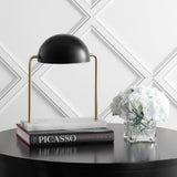 Porter 13.5" Art Deco Dome Lamp with Marble Base - JONATHAN Y