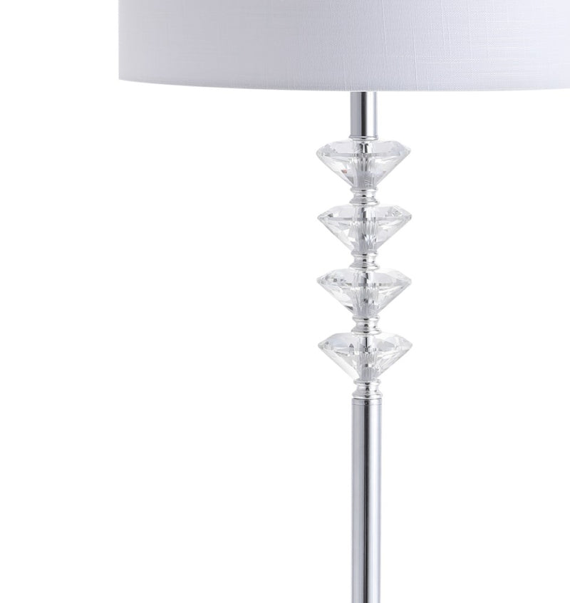 Mia 60.5" Crystal/Metal LED Floor Lamp