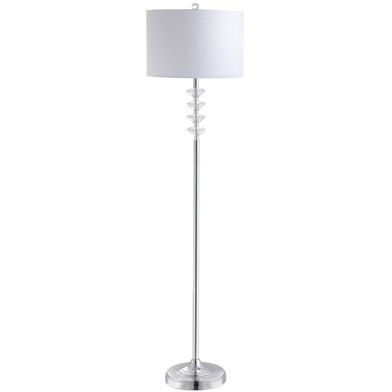 Mia 60.5" Crystal/Metal LED Floor Lamp