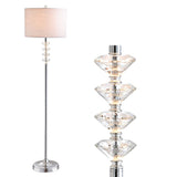 Mia 60.5" Crystal/Metal LED Floor Lamp
