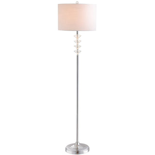 Mia 60.5" Crystal/Metal LED Floor Lamp
