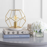 James 10" Metal/Marble LED Table Lamp - JONATHAN Y