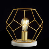 James 10" Metal/Marble LED Table Lamp - JONATHAN Y