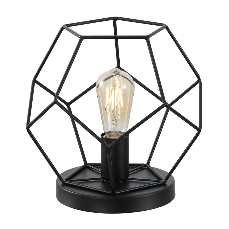 James 10" Metal/Marble LED Table Lamp - JONATHAN Y
