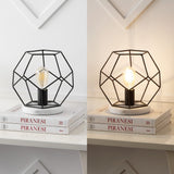 James 10" Metal/Marble LED Table Lamp - JONATHAN Y