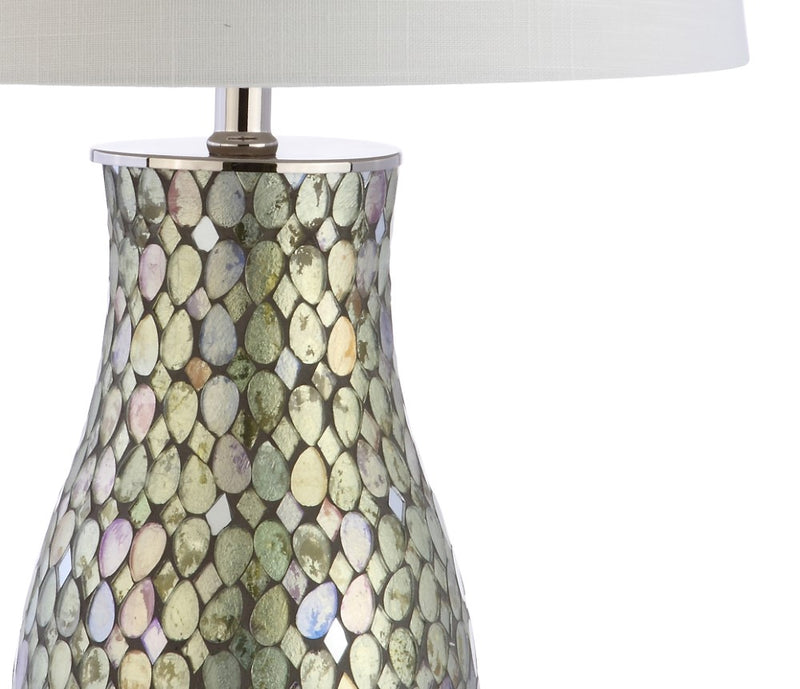 Douglas 28" Mosaic LED Table Lamp - JONATHAN Y