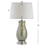 Douglas 28" Mosaic LED Table Lamp - JONATHAN Y