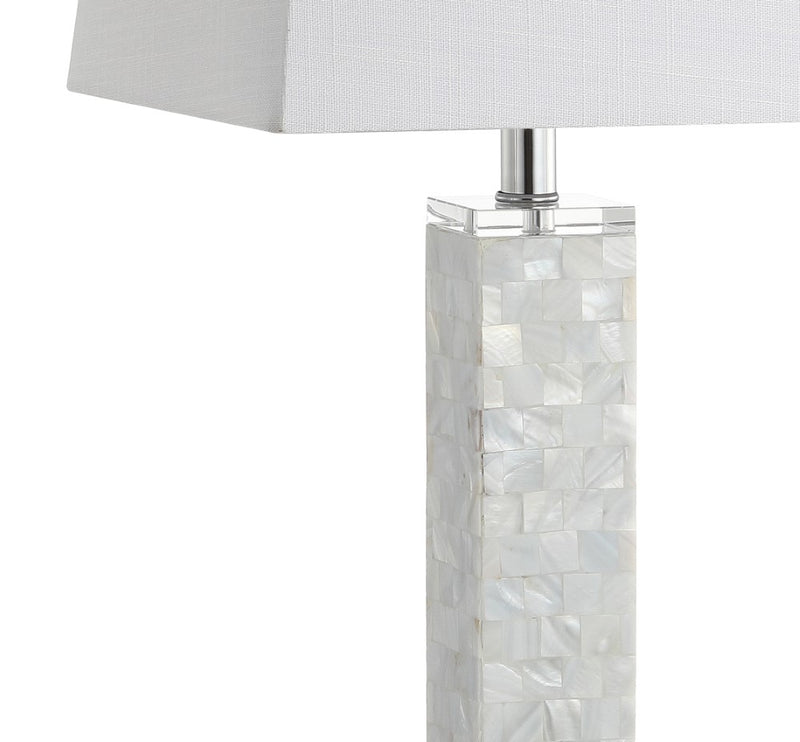 Noelle 28.5" Seashell LED Table Lamp - JONATHAN Y