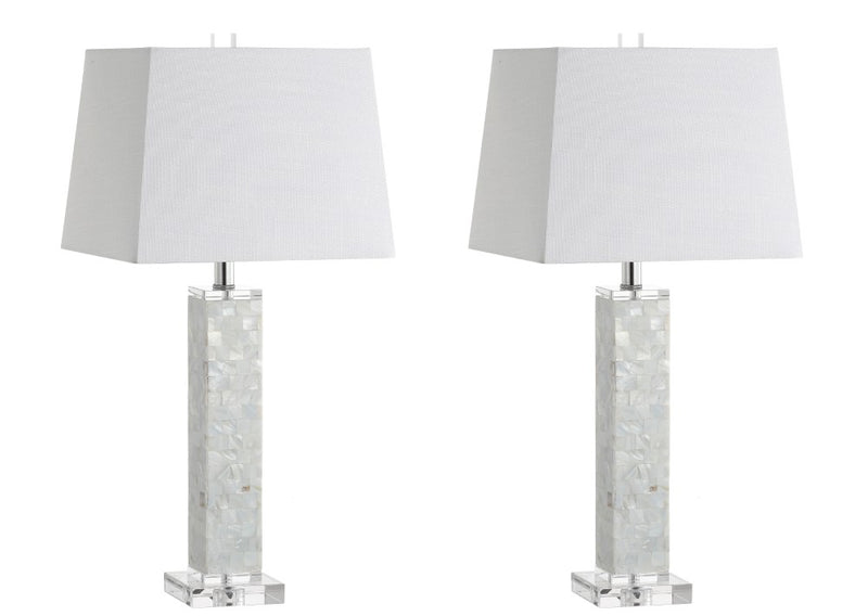 Noelle 28.5" Seashell LED Table Lamp - JONATHAN Y