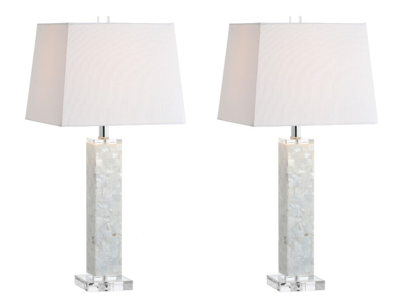 Noelle 28.5" Seashell LED Table Lamp - JONATHAN Y