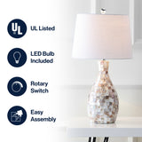 Verna 26.5" Seashell LED Table Lamp