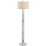 Liam 63.5" Seashell Mosaic LED Floor Lamp - JONATHAN Y