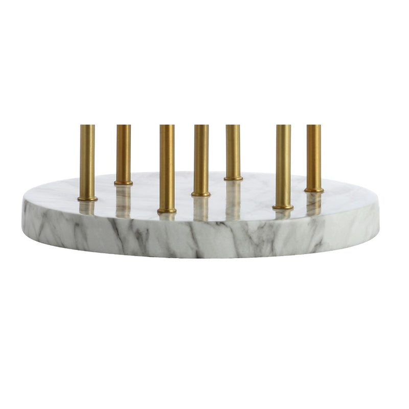 Pleiades 13.5" Modern Metal/Resin LED Accent Lamp - JONATHAN Y