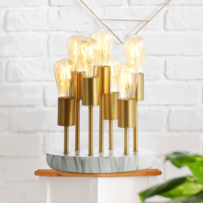 Pleiades 13.5" Modern Metal/Resin LED Accent Lamp - JONATHAN Y