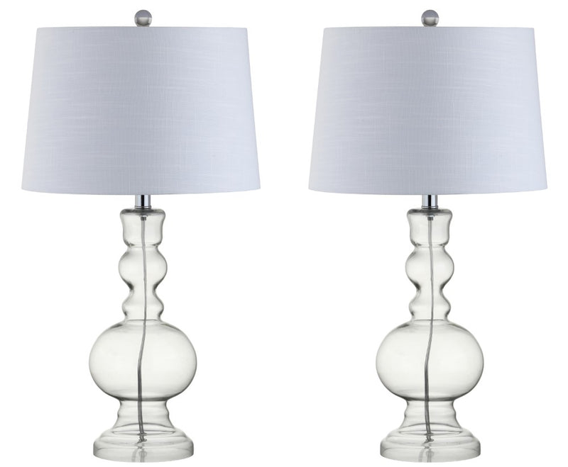 Genie 28.5" Glass LED Table Lamp - JONATHAN Y