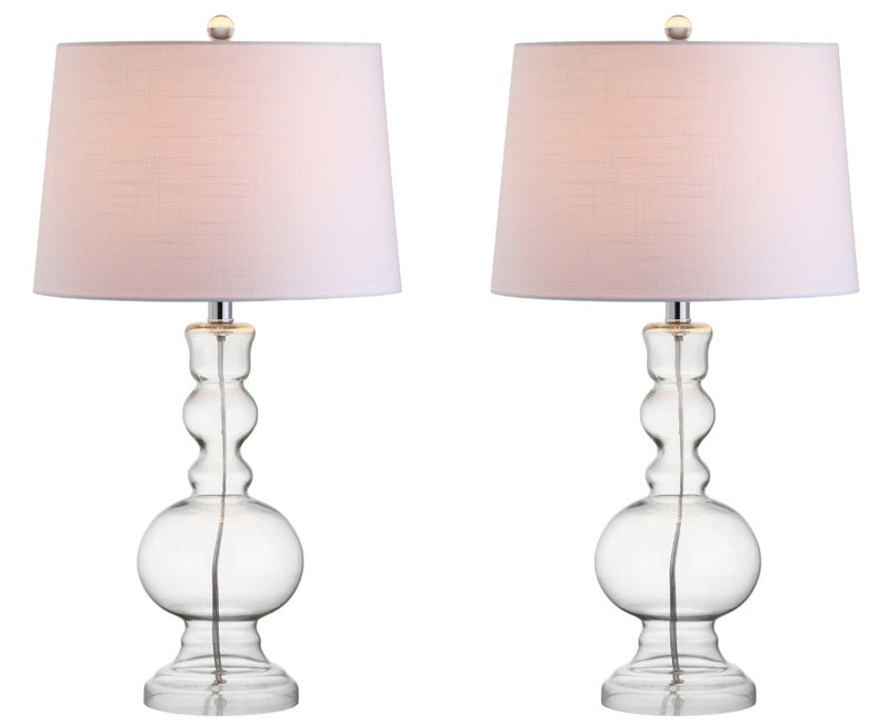 Genie 28.5" Glass LED Table Lamp - JONATHAN Y