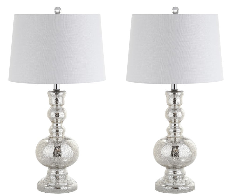 Genie 28.5" Glass LED Table Lamp - JONATHAN Y