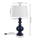Genie 28.5" Glass LED Table Lamp Set 2