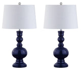 Genie 28.5" Glass LED Table Lamp Set 2