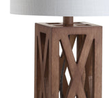 Stewart 21.5" Wood LED Table Lamp - JONATHAN Y