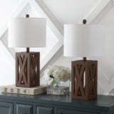 Stewart 21.5" Wood LED Table Lamp - JONATHAN Y