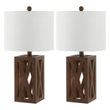 Stewart 21.5" Wood LED Table Lamp - JONATHAN Y