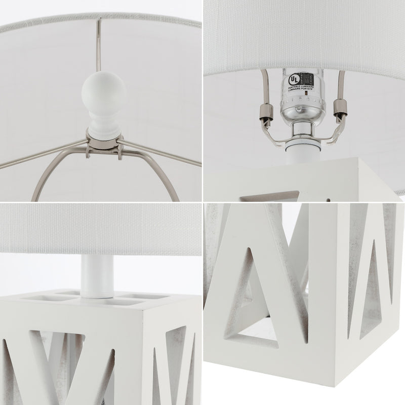 Stewart 21.5" Wood LED Table Lamp - JONATHAN Y