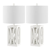 Stewart 21.5" Wood LED Table Lamp - JONATHAN Y